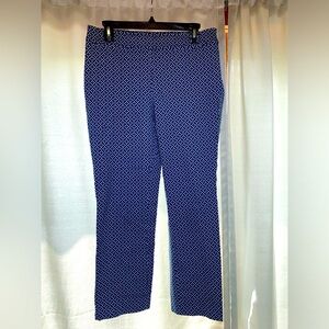 Patterns stretchy side zip pants